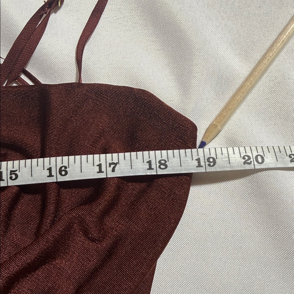 📌 Anthropologie Asymmetrical Ruffled Dress. Size L - Picture 8 of 13